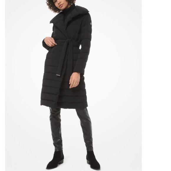 MICHAEL Michael Kors Shawl-Collar Quilted Puffer - Picture 1 of 9